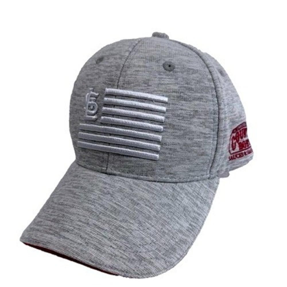 St. Louis Cardinals Baseball Cap Adjustable Heather Grey Country Bob's Promo Hat